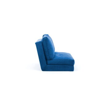 Modrá rozkladacia pohovka 120 cm Taida – Balcab Home - Image 2