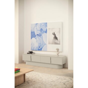 Béžový TV stolík 200x50 cm Totem – Teulat - Image 6