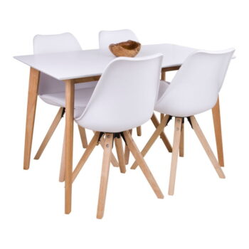 Jedálenský stôl s bielou doskou Bonami Essentials Vojens, 120 x 70 cm - Image 5