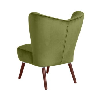 Zelené kreslo Max Winzer Sari Velvet – Obrázok 4