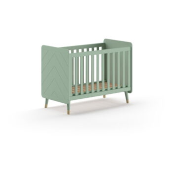 Postieľka z borovicového dreva v petrolejovej farbe 60x120 cm BILLY – Vipack - Image 2