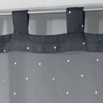 Antracitové voálové záclony v súprave 2 ks 60x90 cm Orion – douceur d'intérieur - Image 2