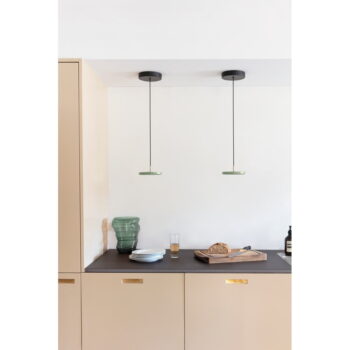 Svetlozelené LED závesné svietidlo s kovovým tienidlom ø 15 cm Asteria Micro – UMAGE - Image 2