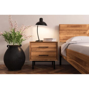 Dvojlôžková posteľ z dubového dreva 180x200 cm Abies 2 - The Beds – Obrázok 6
