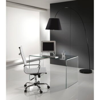 Sklenený pracovný stôl 70x126 cm Bend – Tomasucci – Obrázok 3