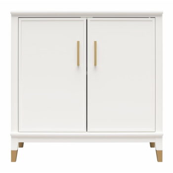 Biela skrinka 84x84 cm Westerleigh – CosmoLiving by Cosmopolitan