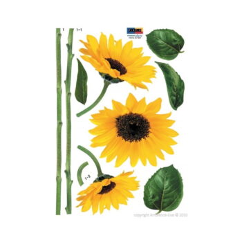 Samolepka Ambiance Sun Flowers – Obrázok 2