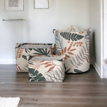 Úložné látkové košíky v súprave 3 ks – Mioli Decor - Image 2