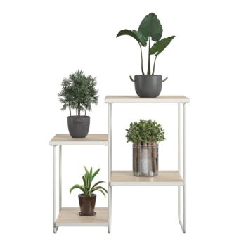 Konzolový stolík s doskou v dekore jaseňového dreva v bielo-prírodnej farbe 35x67 cm Dante – Støraa - Image 6
