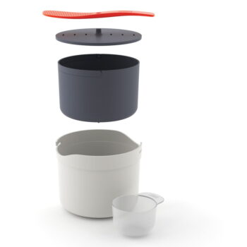 Oranžovo–sivá súprava na prípravu ryže M–Cuisine – Joseph Joseph - Image 3