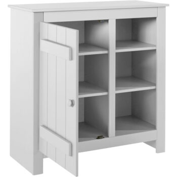 Biela skrinka z borovicového dreva 90x90 cm Bertram – Støraa - Image 3