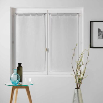 Biele voálové záclony v súprave 2 ks 60x90 cm Milza – douceur d'intérieur – Obrázok 3