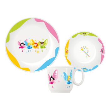 Porcelánová detská jedálenská súprava 3 ks Bambini – Tescoma - Image 2