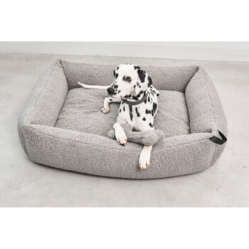 Sivý pelech pre psa z materiálu buklé 71x91 cm Senso Pebble M – MiaCara - Image 5