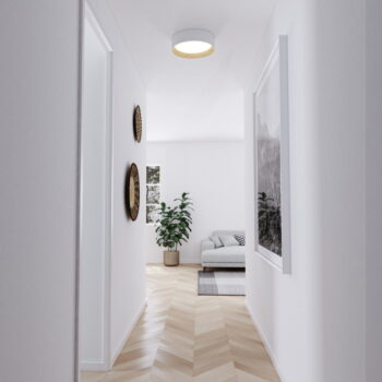 Krémovobiele LED stropné svietidlo ø 45 cm – SULION - Image 3