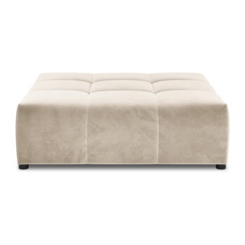 Béžový zamatový modul pohovky Rome Velvet - Cosmopolitan Design - Image 2