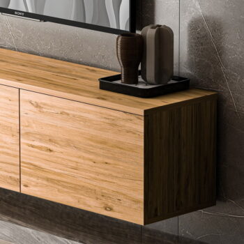 TV stolík v dekore borovice v prírodnej farbe 160x35x32 cm Neon – Kalune Design - Image 5
