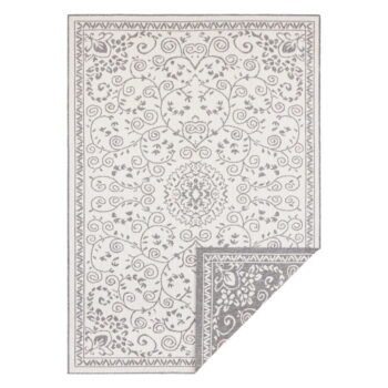 Sivo-krémový vonkajší koberec NORTHRUGS Leyte, 120 x 170 cm
