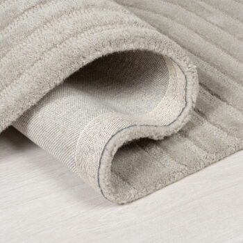 Sivý vlnený koberec Flair Rugs Zen Garden, 160 x 230 cm – Obrázok 2