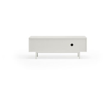 TV stolík v dekore duba v bielo-prírodnej farbe 140x52 cm Sierra – Teulat - Image 3