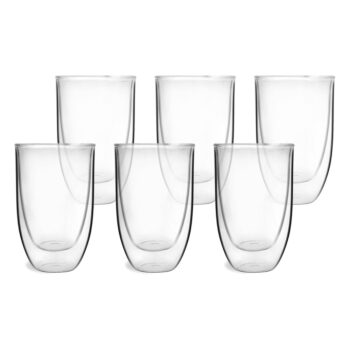 Súprava 6 dvojstenných pohárov Vialli Design NATALIE, 350 ml - Image 8