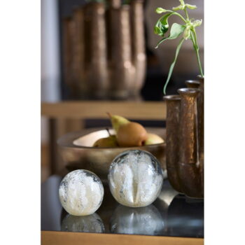 Sklenené ťažidlo (výška  8 cm) Coral – Light & Living – Obrázok 2