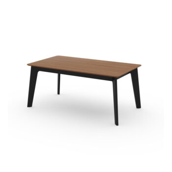 Rozkladací jedálenský stôl s doskou v dekore orechového dreva v prírodnej farbe 100x180 cm Shadow – TemaHome - Image 9
