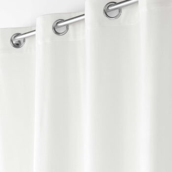 Biely zamatový záves 140x260 cm Velouriane – douceur d'intérieur – Obrázok 2