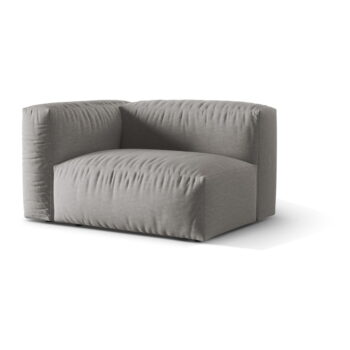 Svetlosivý modul pohovky (ľavý roh) Martina – Micadoni Home – Obrázok 2