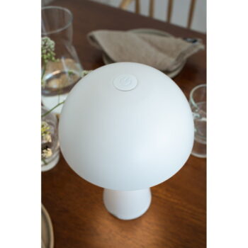Biela LED stolová lampa (výška  26,5 cm) Fungi – Markslöjd - Image 3