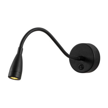 Čierne LED nástenné svietidlo Reading – Opviq lights - Image 2