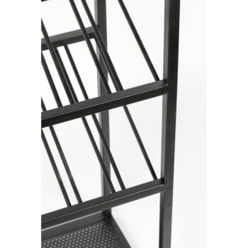 Čierna kovová vinotéka na 32 fliaš, 75x180 cm Cantor - Zuiver – Obrázok 8