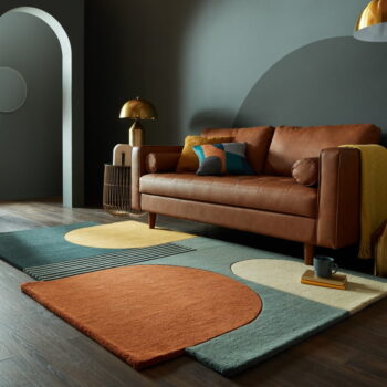 Ručne tkaný vlnený koberec 150x240 cm Lozenge – Flair Rugs - Image 2