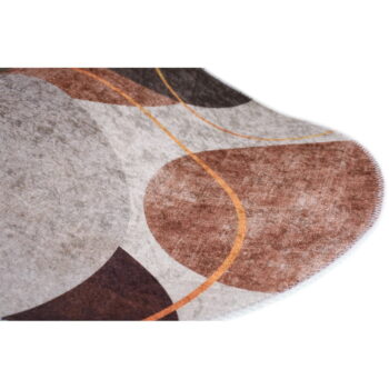 Umývateľný koberec v krémovo-hnedej farbe 120x180 cm Oval – Vitaus - Image 3