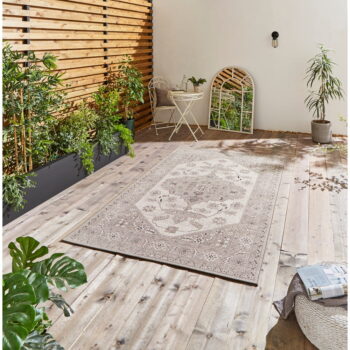 Béžový vonkajší koberec 230x160 cm Miami - Think Rugs - Image 2
