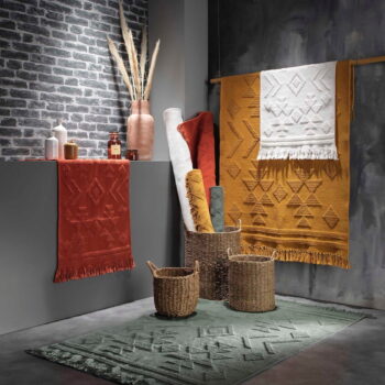 Tmavozelený prateľný koberec 120x170 cm Cilaos – douceur d'intérieur - Image 2