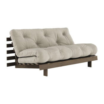 Béžová ľanová rozkladacia pohovka 160 cm Roots – Karup Design – Obrázok 2