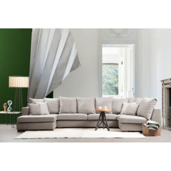 Svetlosivá rohová pohovka (do "U") Colorado – Balcab Home - Image 6