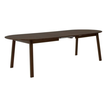 Hnedý rozkladací jedálenský stôl z dubového dreva 100x220 cm Amalfi – Hammel Furniture – Obrázok 3