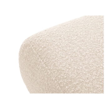 Béžový taburet z textílie bouclé Molino – Micadoni Home - Image 3