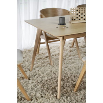 Rozkladací jedálenský stôl s doskou v dekore jaseňového dreva 190x90 cm Yumi - Rowico - Image 9