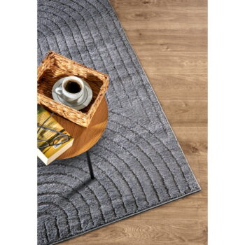 Antracitový koberec 160x235 cm Panglao New York Anthracite – Elle Decoration – Obrázok 4