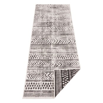 Čierno-krémový vonkajší koberec NORTHRUGS Biri, 80 x 250 cm - Image 5
