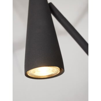Čierna stojacia lampa s kovovým tienidlom (výška  145,5 cm) Bordeaux – it's about RoMi - Image 4
