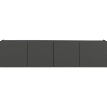Antracitový TV stolík 183x45 cm Piana – Germania