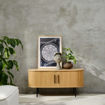 TV stolík v dekore duba v prírodnej farbe 120x56 cm Nola – Unique Furniture - Image 6
