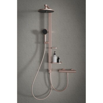Svetloružová plastová sprchová hlavica ALU+ – Ideal Standard - Image 3
