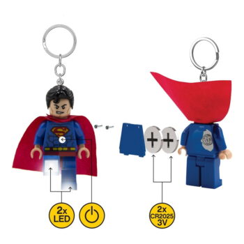 Kľúčenka so svietidlom Superman – LEGO® – Obrázok 4