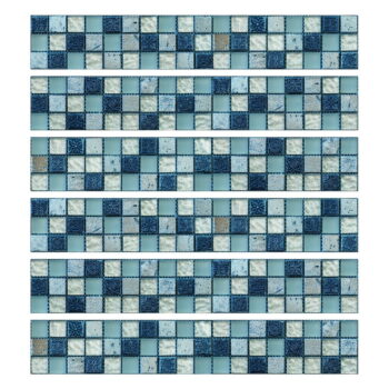 Sada 6 samolepiek na stenu Ambiance Friezes, 5 × 30 cm - Image 2