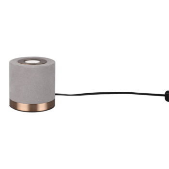 Sivá zamatová stolová lampa (výška 11 cm) Judy – Trio – Obrázok 4